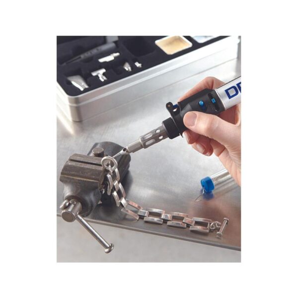 Dremel Versa Tip Butane Soldering Iron Cordless 6-In-1 Gas Torch - Silver/Black - Image 6