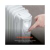 Warmlite 7 Fin Oil Filled Radiator With Adjustable Thermostat & 24 Hour Timer 1500W - White - Image 5