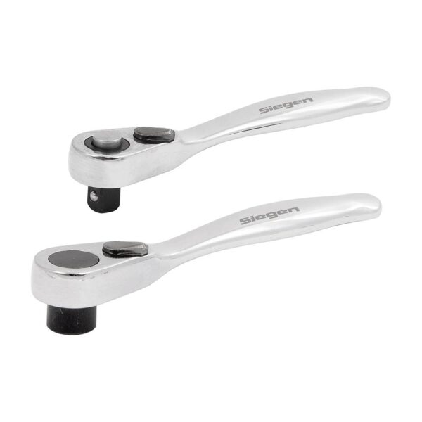 Sealey Micro Ratchet Wrench & Bit Driver Set 2 Piece - Silver - Image 2