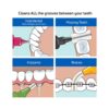 TePe Interdental Brush Original 0.6mm 25 Piece - Blue - Image 3