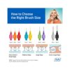 TePe Interdental Brush Original 0.6mm 25 Piece - Blue - Image 4