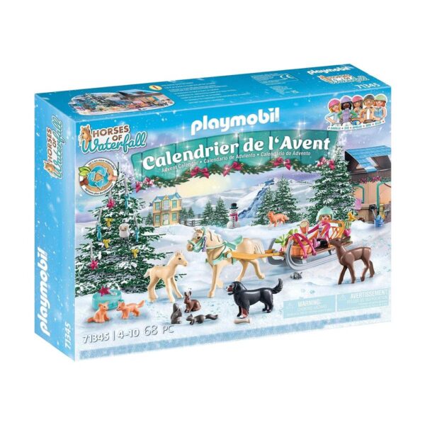 Playmobil Christmas Sleigh Ride Advent Calendar Christmas Toys - 68 Pieces - Image 2