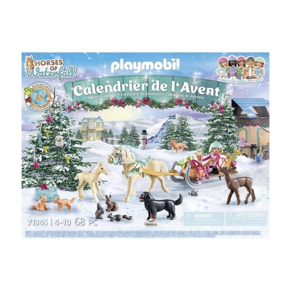 Playmobil Christmas Sleigh Ride Advent Calendar Christmas Toys - 68 Pieces - Image 4