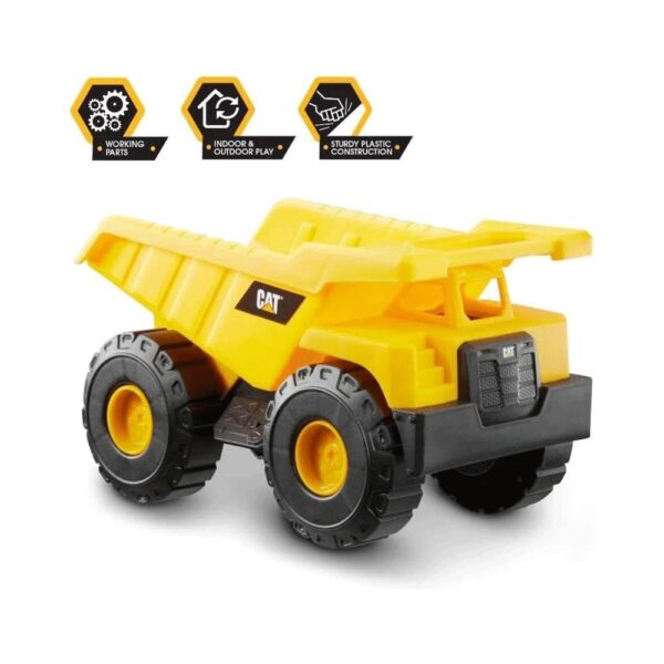 CAT Construction Fleet Dump Truck Vehicle Toys - Yellow - Image 6