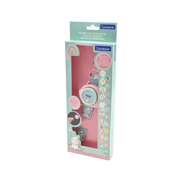 Lexibook Unicorn Children's Projection Watch With 20 Images - Pink - Image 2