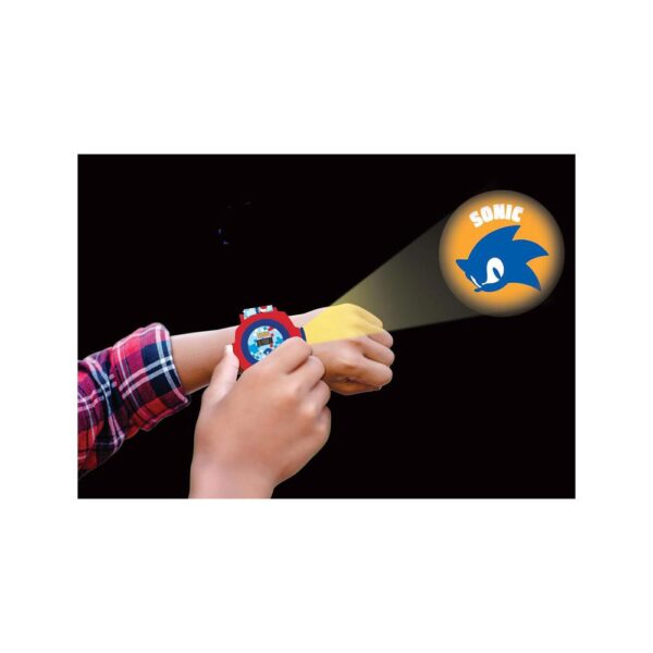 Lexibook Sonic Children's Projection Watch With 20 Images - Blue/Red - Image 3