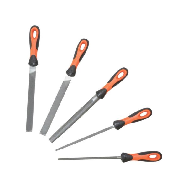 Bahco ERGO Engineering File Set 200mm (8in) - 5 Piece - Image 2