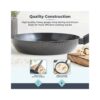 Tower Diamo 24cm Frying Pan With Black Diamond Ceramic Non-Stick Coating - Black - Image 5