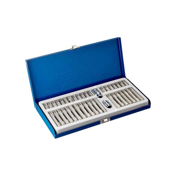 Draper Expert TX-STAR Hex. & Spline Mechanics Bit Set 3/8 Inch 1/2 Inch Square Drive - 40 Piece