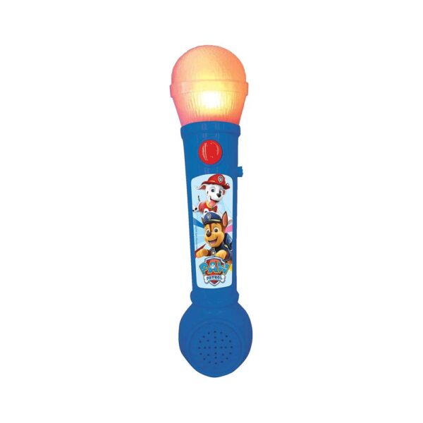 Lexibook Paw Patrol Lighting Microphone With Melodies & Sound Effects - Blue/Red - Image 2