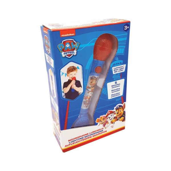 Lexibook Paw Patrol Lighting Microphone With Melodies & Sound Effects - Blue/Red - Image 5