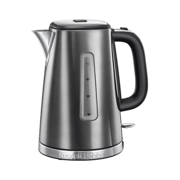 Russell Hobbs Luna Moonlight Quiet Boil Cordless Electric Jug Kettle 3000W 1.7 Litres - Grey