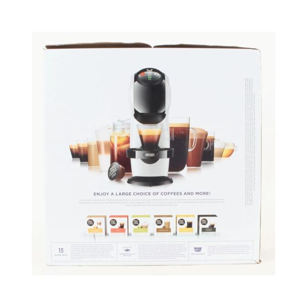Delonghi Genio S Pod Nescafe Dolce Gusto Coffee Machine 1460W 0.8 Litres - White - Image 10