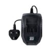 Draper D20 20V Li-ion Battery Charger 2.4A - Black - Image 2