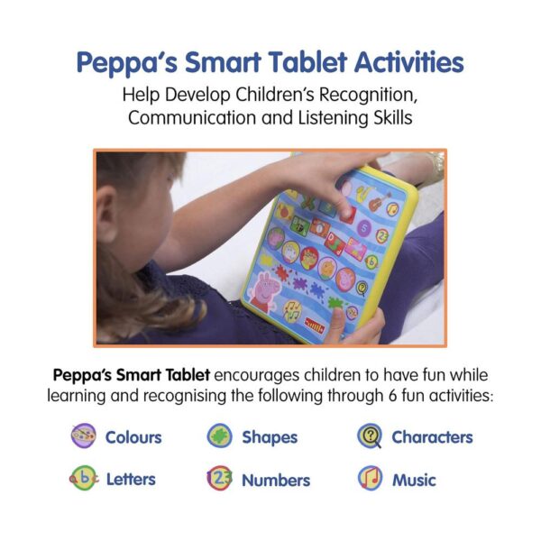 Peppa Pig Peppa's Smart Tablet Toy - Multicolour - Image 3