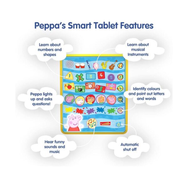 Peppa Pig Peppa's Smart Tablet Toy - Multicolour - Image 4