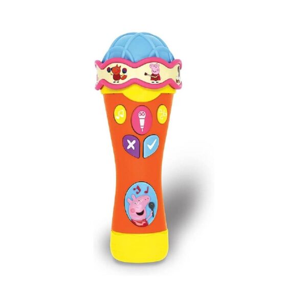Peppa Pig Singalong And Learn Microphone Electronic Toy - Multicolour