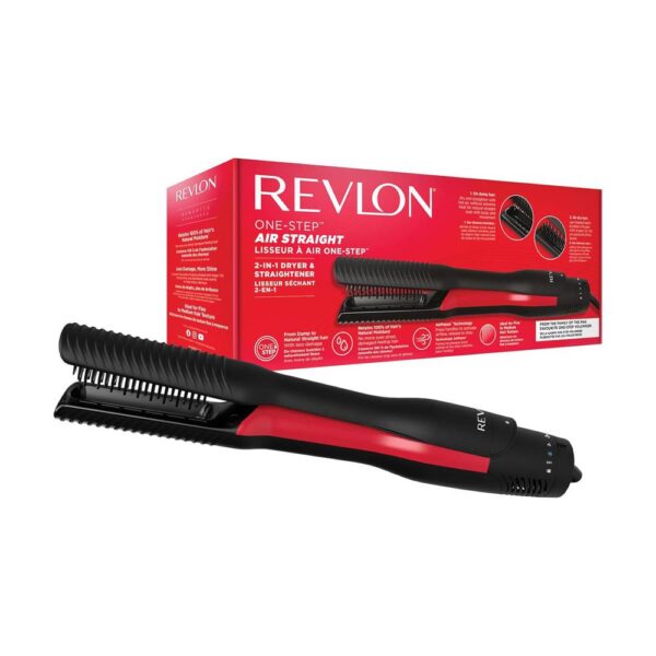 Revlon One-Step Air Straight 2-In-1 Dryer & Straightener - Black