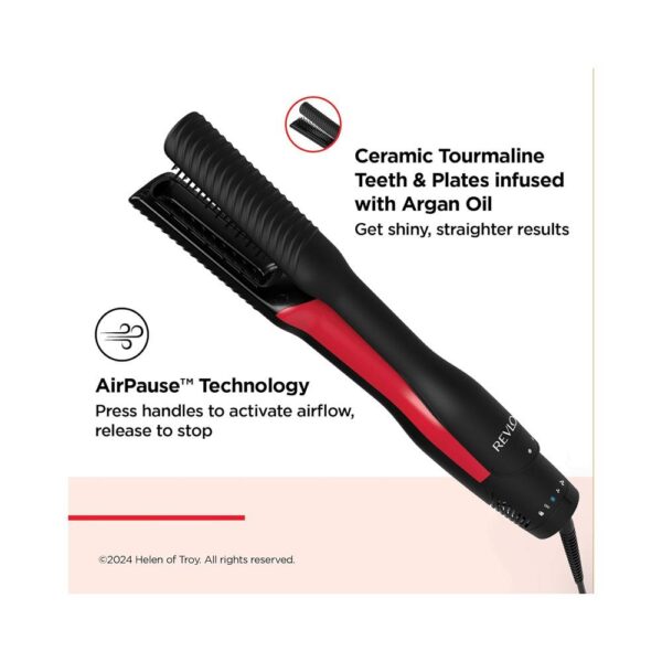 Revlon One-Step Air Straight 2-In-1 Dryer & Straightener - Black - Image 7