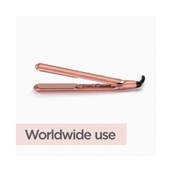 BaByliss Elegance 235 Hair Straightener Ultra Smooth Plates Quick Styling 3 Heat Settings - Rose Gold - Image 5