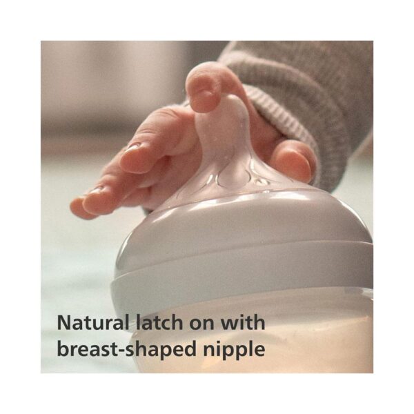 Philips Avent Natural Response 3 Baby Bottle Pure Glass 1 x 120ml & 2 x 240ml Baby Gift Set - Transparent - Image 5