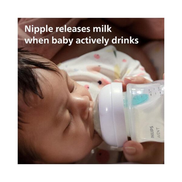 Philips Avent Natural Response Baby Bottle 260ml With AirFree Vent 1 Months+ - Bear - Image 5