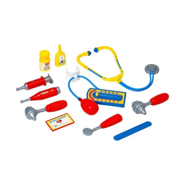Peterkin Classic Doctor's Medical Carry Case Toy Roleplay Toys 11 Piece - Multicolour - Image 2