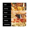 Ninja Foodi MAX Health Grill & Air Fryer Roast Reheat Bake And Dehydrate 2460W 3.8 Litres - Grey And Silver - Image 7