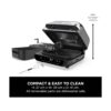 Ninja Foodi MAX Health Grill & Air Fryer Roast Reheat Bake And Dehydrate 2460W 3.8 Litres - Grey And Silver - Image 11