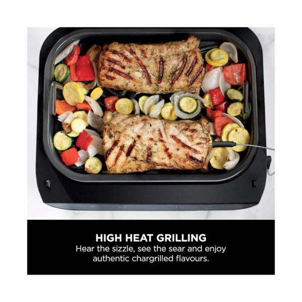 Ninja Foodi MAX Health Grill & Air Fryer Roast Reheat Bake And Dehydrate 2460W 3.8 Litres - Grey And Silver - Image 14