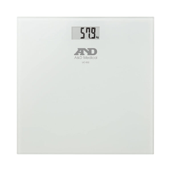 A&D Medical Digital Bathroom Scale 180Kg/400lb Capacity - White
