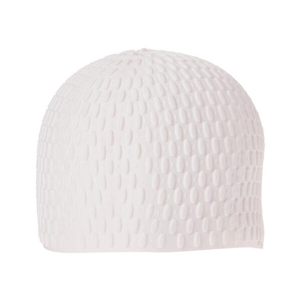 Speedo Bubble Cap Adult Size Active+ Swimming Cap - White