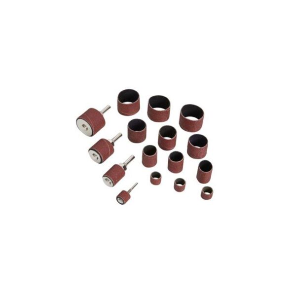 Blue Spot Tools Drum Sanding Kit 4 Rubber Drum Wheels 13-19-25-32mm - 20 Piece - Image 2