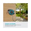 Gardena Wall-Mounted Hose Box RollUp M/L 25m - Turquoise - Image 4