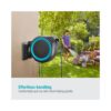 Gardena Wall-Mounted Hose Box RollUp M/L 25m - Turquoise - Image 5