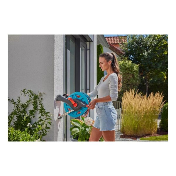 Gardena Basic Wall Hose Reel Set (25m) - Multicolour - Image 8