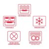 Sistema Microwave Noodle Bowl 875ml - Red - Image 3