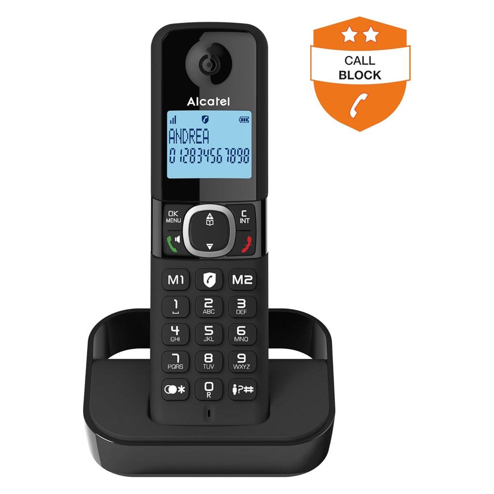Alcatel F860 Single Cordless Phone - Black - Image 3