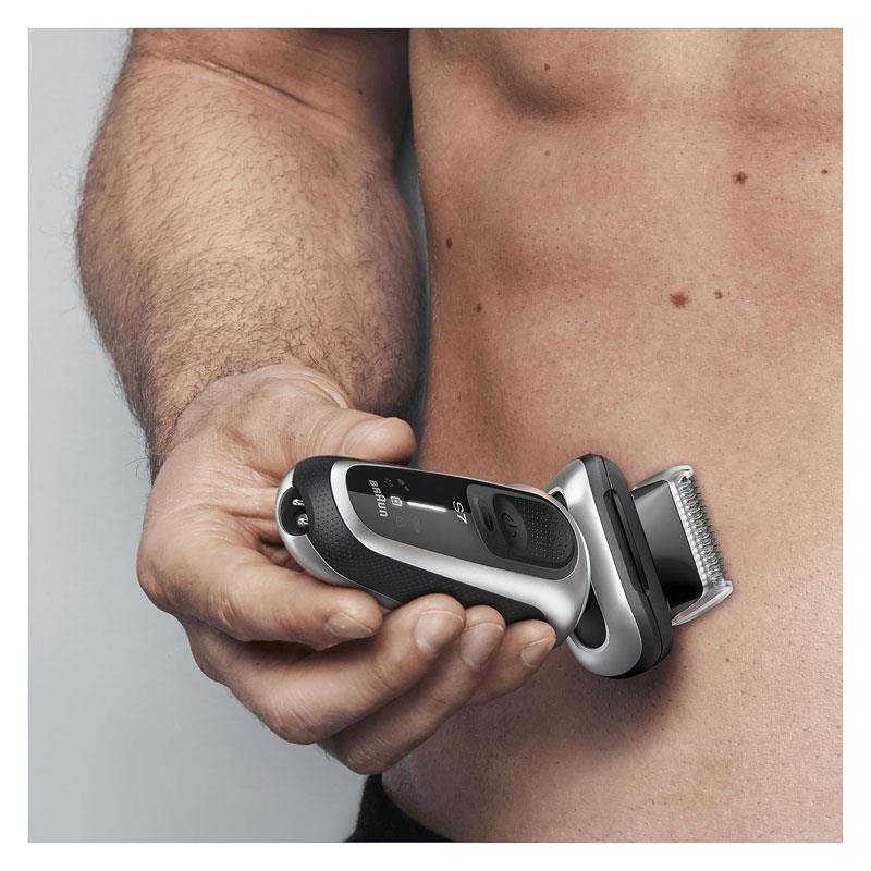 Braun Series 5 6 7 EasyClick Body Groomer Attachment 3 Different Trimming Lengths Grey - Image 4