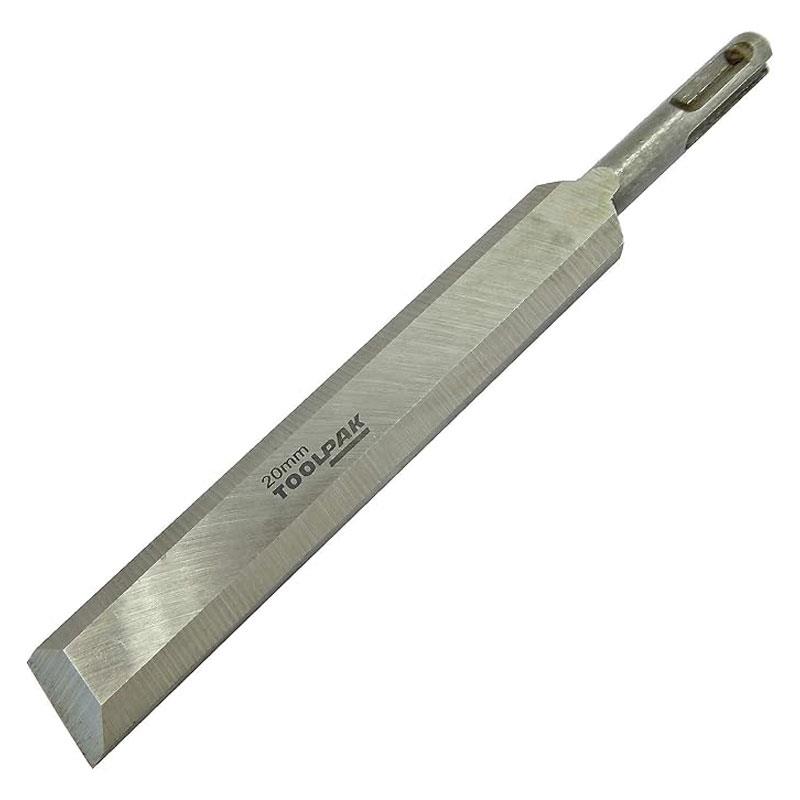Toolpak SDS Plus Flat Wood Chisel 20mm Silver