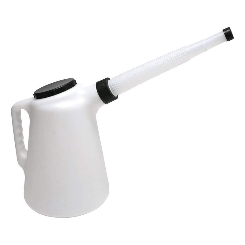 Hilka Tools Plastic Measuring Jug With Spout 5 Litres White - Image 2