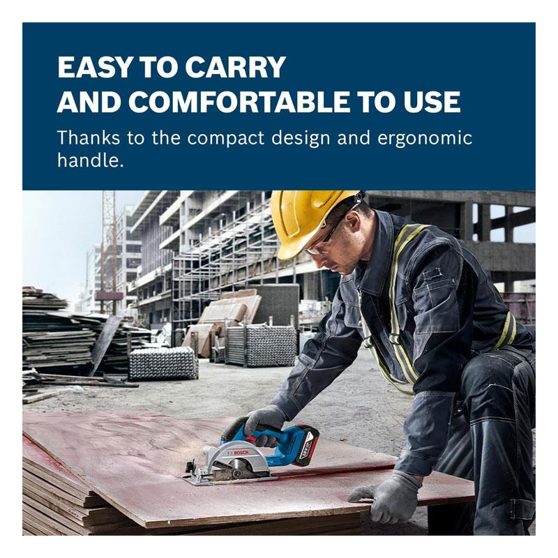 Bosch Professional GKS 18V-51 18V Brushless Cordless Circular Saw 1 x Saw Blade 140mm Body Only - Image 4