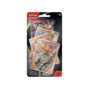 Pokémon TCG Mega Evolution Phantasmal Flames Premium Checklane Blaziken Pack Front
