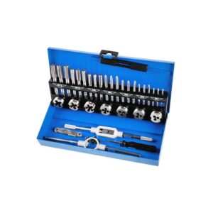 Hilka Tools 32 Piece Metric Tap and Die Set in Steel Storage Box