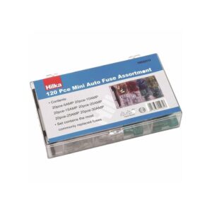 Hilka 120-Piece Mini Blade Fuse Set Assortment Box