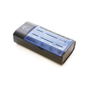 Lloytron Universal NiMH Battery Charger for AA AAA C D 9V Batteries – Black