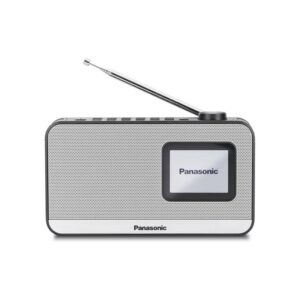 Panasonic Classic Portable DAB+ FM Digital Radio with Bluetooth in Black – Front View