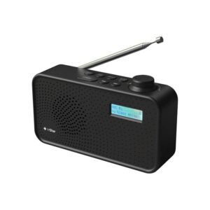 i-Star Portable DAB/DAB+ and FM Digital Radio with LCD Display – Black