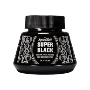 Speedball Super India Ink 2oz bottle black pigment