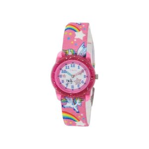 Timex Time Machines Kidz Rainbow Unicorn Watch Pink front view